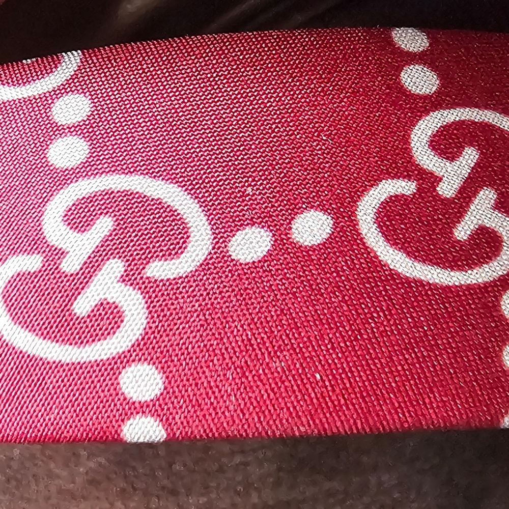 GG Collection Red and White Hair Accessory - Picture 6 of 7